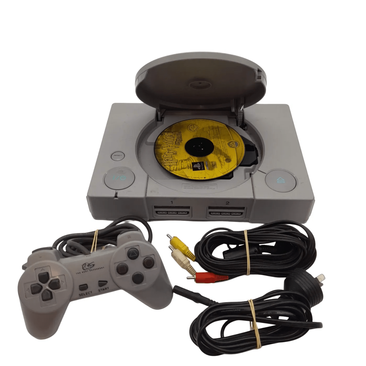 Sony Playstation 1 SCPH-7002 Console +Controller (Not Original) + Power + AV Cables (WL 1345987)