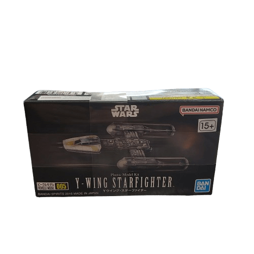 Bandai Namco Y-Wing Starfighter Vehicle Model 005 Plastic Model Kit 5065731, Like New In Box