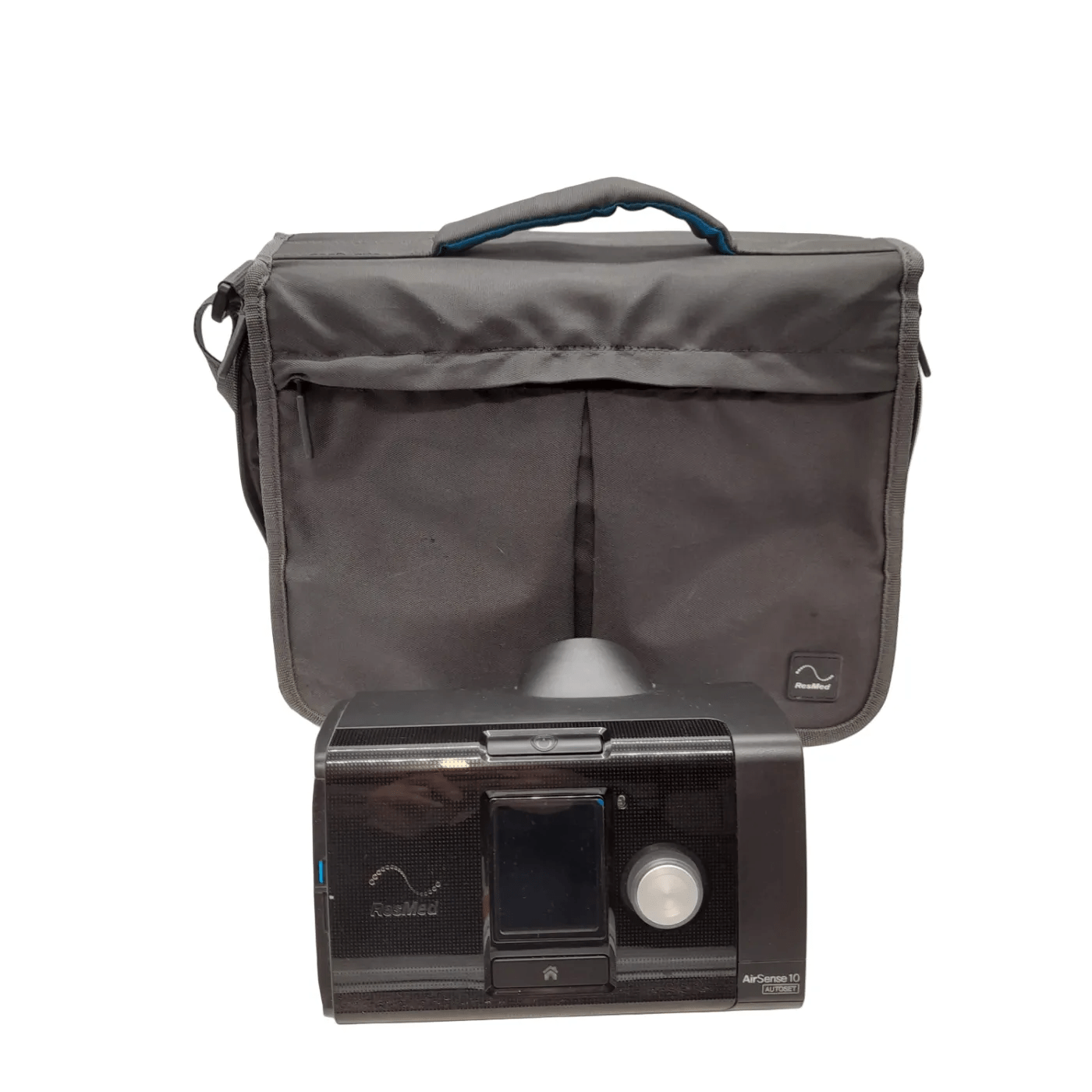 ResMed AirSense 10 AutoSet CPAP Machine Black/White with Case + Adapter + Hose  (WL 1354169)