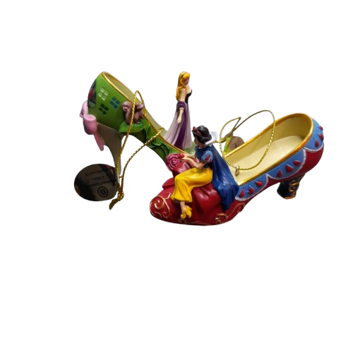 DISNEY Bradford Exchange Once Upon a Slipper #17 – Aurora and Snow White – (LN)
