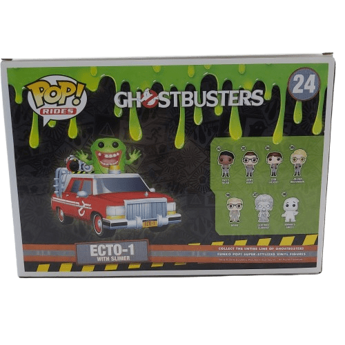 Ghostbusters Ecto-1 With Slime #24 Pop Rides Funko Figurine In Box Good Condition (CP-1353367)