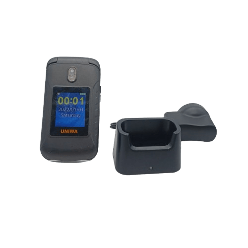 UNIWA V909T 4G Senior Flip Phone with Charging Dock Mobile Phone