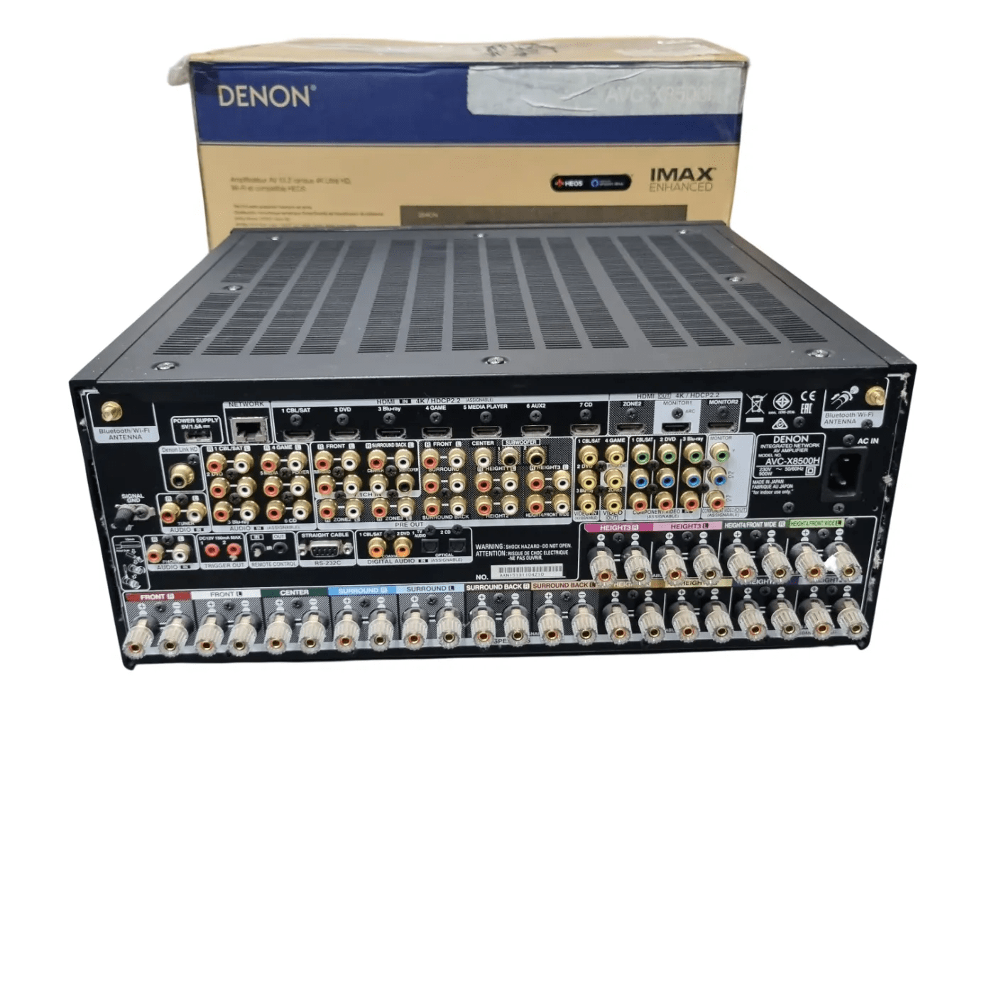 Denon AVC-X8500H 13.2 Channel 8K UHD AV Reciever With Box and Remote