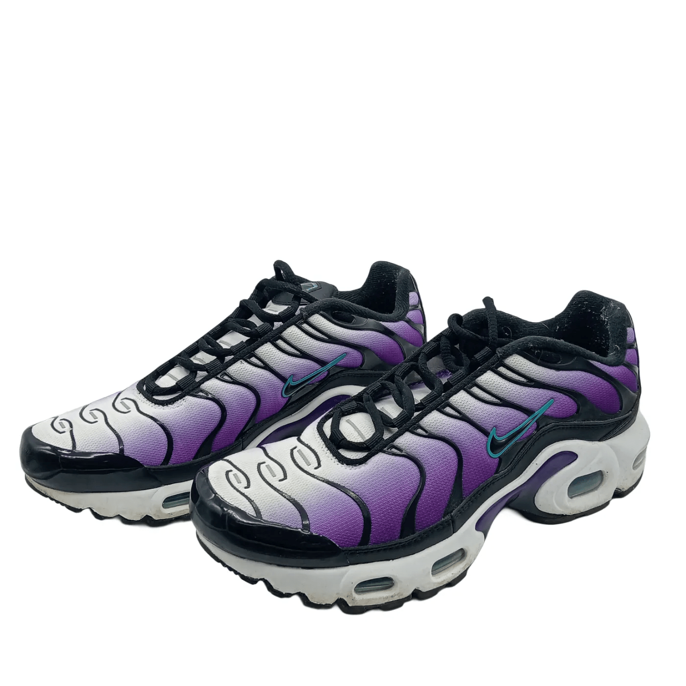 NIKE TN SHOES REVERSE GRAPE  PURPLE SIZE 6Y WR