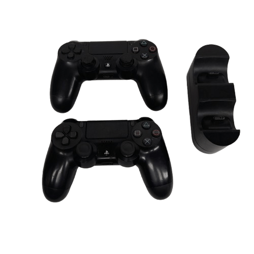 Sony PlayStation 4 Unknown Model 2Pce Controllers with Charging Dock No Power Adapter (LN)