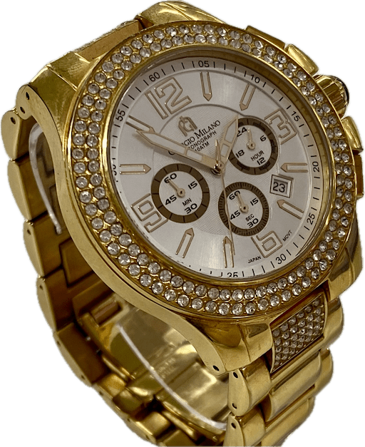 Mens Gold and Stainless Steel Giorgio Milano Watch. Mens Gold and Stainless Steel Giorgio Milano Watch.