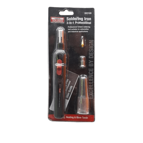 Toldeo Soldering Iron Auto 3-in-1 Butane New In The Packet (MR 1343161)