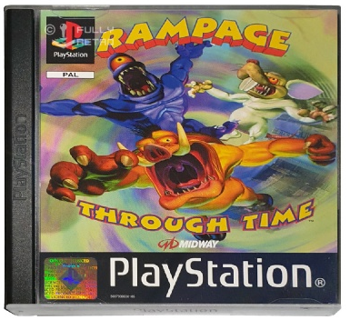 Rampage Through time PS1 Game – Good With Manual