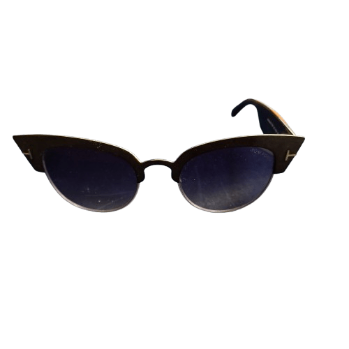 Tom Ford Sunglasses Alexandra 02   Black Silver No Case (lel)