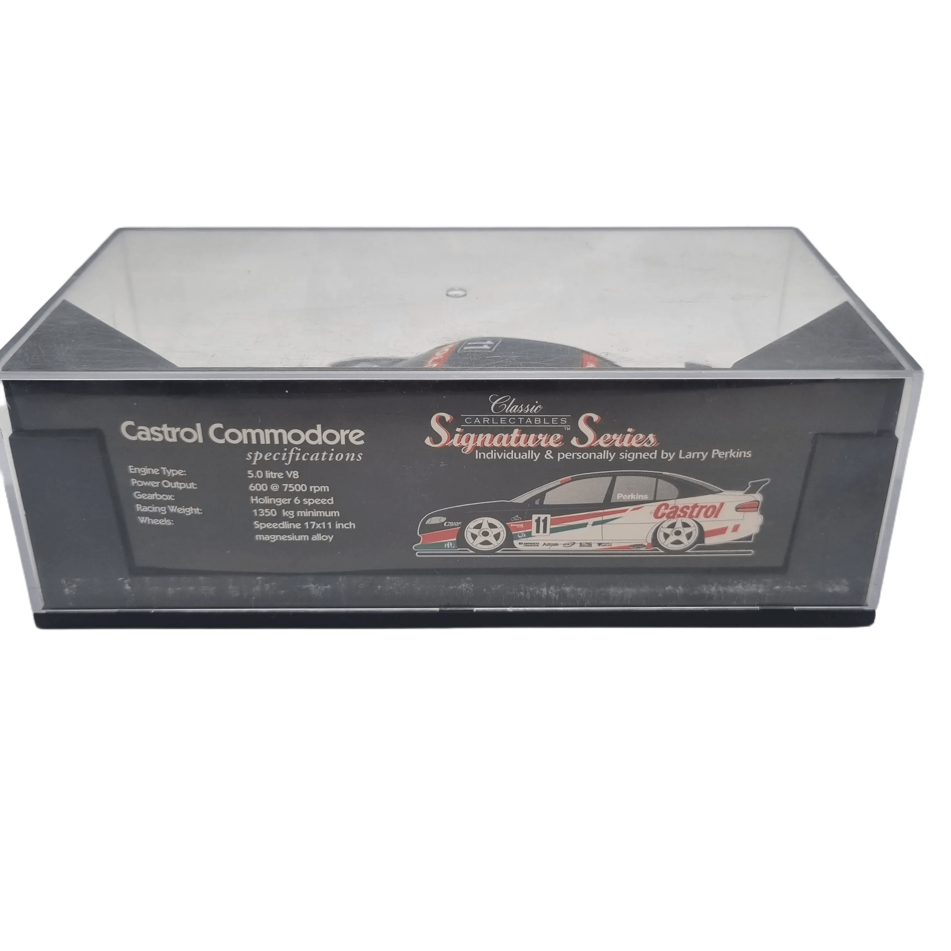 Classic Carlectables Signature Series 2000: Castrol Holden Commodore Model Car Signed By Larry Perkins #275/750