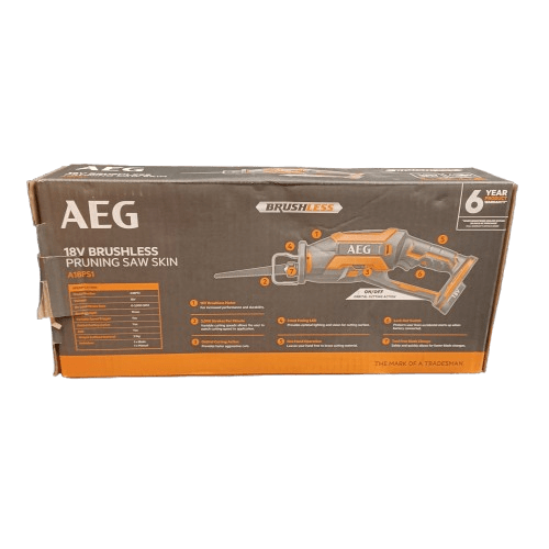 AEG 18V Brushless Pruning Saw – Skin Only