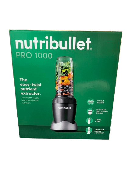Nutribullet Pro 1000 Blender With 2x Cups + 2x Lids In Box (CP 1344214)