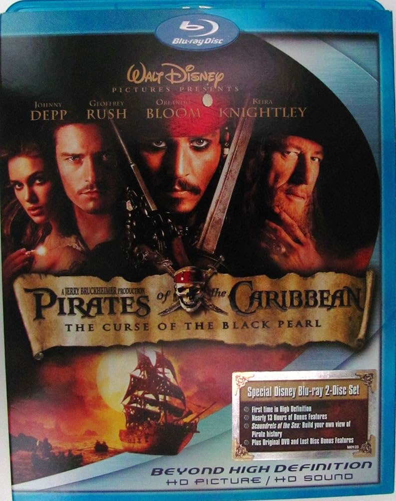 Pirates Of The Caribbean: The Curse Of The Black Pearl Blu-Ray (GE)
