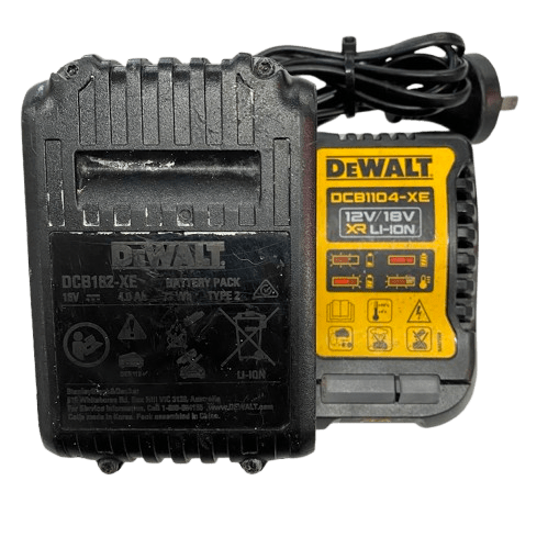 DeWalt DCB182-XE Battery & DCB1104-XE Charger Kit (NG1348360)