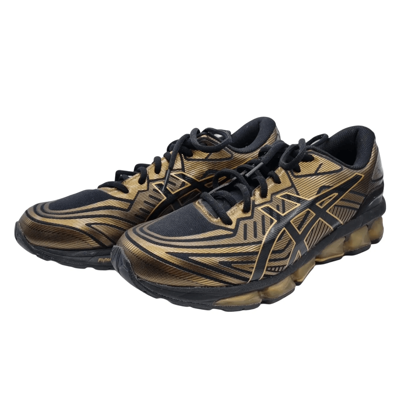 ASICS Running Shoes – Black/Gold (Size 9, Model: 1201A876)   (WR)