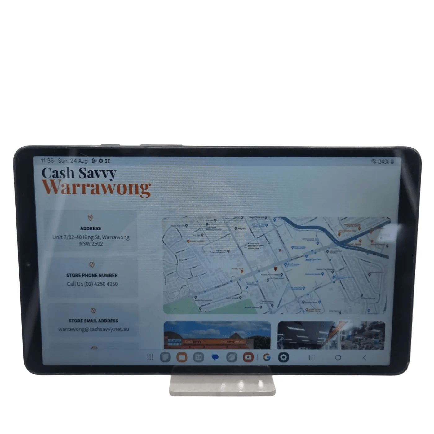 Samsung Galaxy Tab A9 SM-X110 64GB Tablet *Missing Sim Tray, Scratches On Screen* + USB (WR 1354108)