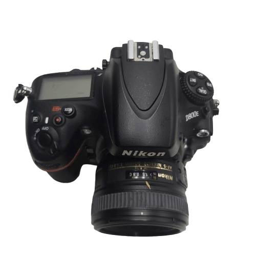 Nikon DSLR Camera D800E, Good Condition, With AF-S Nikkor 50mm 1:1.8G Lens, 2x Batteries, Bag + Charger (NA 1359917)