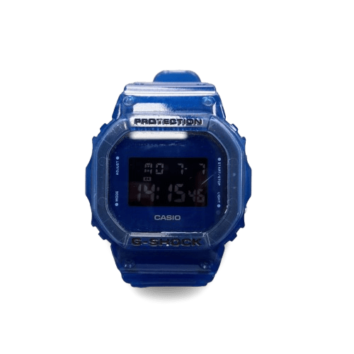Casio G-Shock Digital Quartz Watch 5600 Series Skeleton Blue (LN)