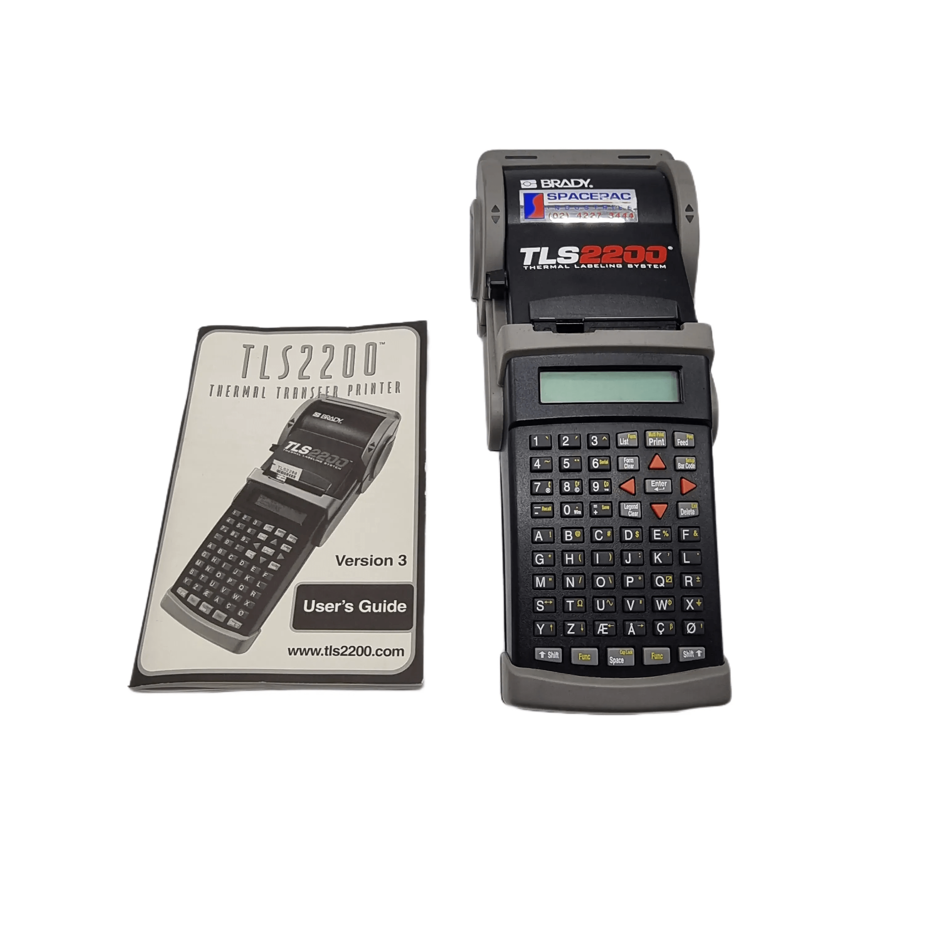 Brady TLS2200 Thermal Labeling System + Charger + Case