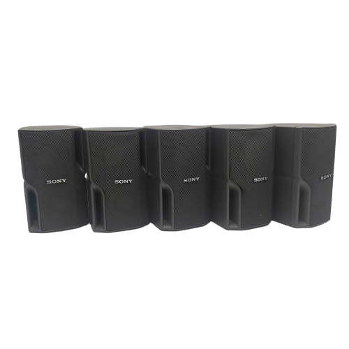 Sony SS-MS5 Surround Speaker System – 5 Micro Satellite Speakers, No Cords, Some White Paint (NA)