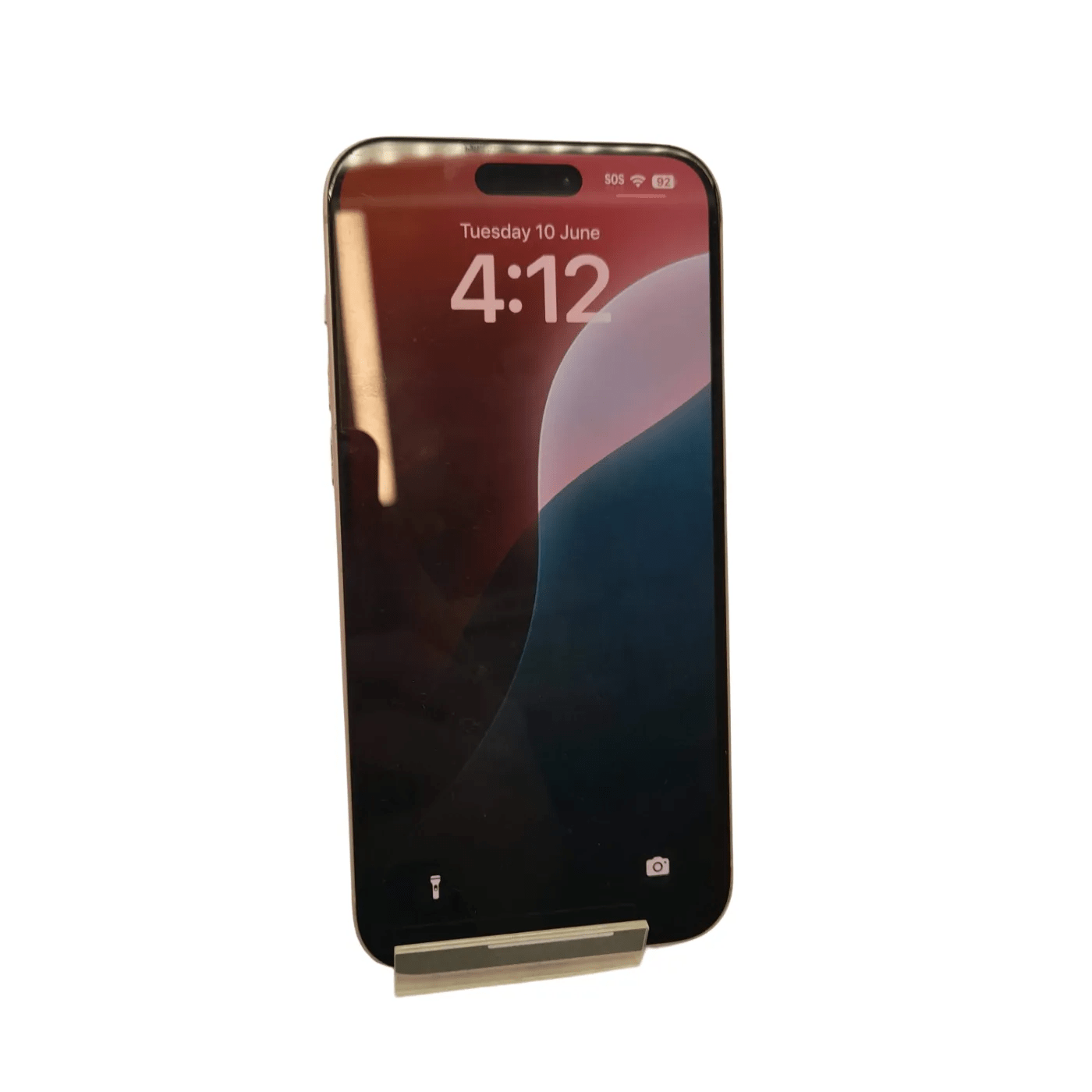 Apple iPhone 15 Plus 128GB A3094 Mobile Phone + Box + USB *Cracked Camera & Back* – Battery Capacity: 89%