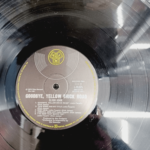 Goodbye Yellow Brick Road Vinyl (LE)