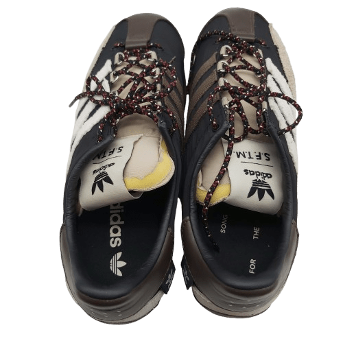 ADIDAS Song For The Mute Country OG Trainers, MENS US 8.5, Core Black / Core White / Wonder Beige In Box