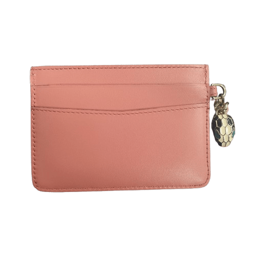 Bvlgari Serpenti Forever Card Holder Pink with Box (MR)