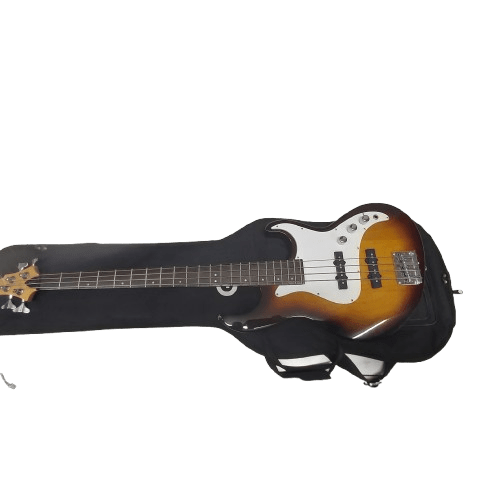 Greg Bennett Bass Guitar Brown – With Case – Like New (CP) 1342910