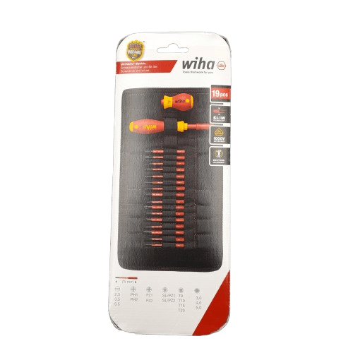 Wiha Driver Bit Set 18 Pieces, Hexagon, Phillips, Pozidriv, Slotted, TorxLike New In The Box (LN)
