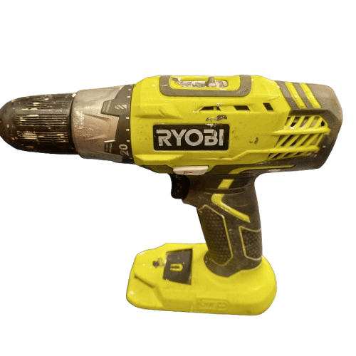 **Skin Only** Ryobi 18v Drill Driver R18DDP2, Paint Marks + Scuffing, Working Condition **SKIN ONLY**