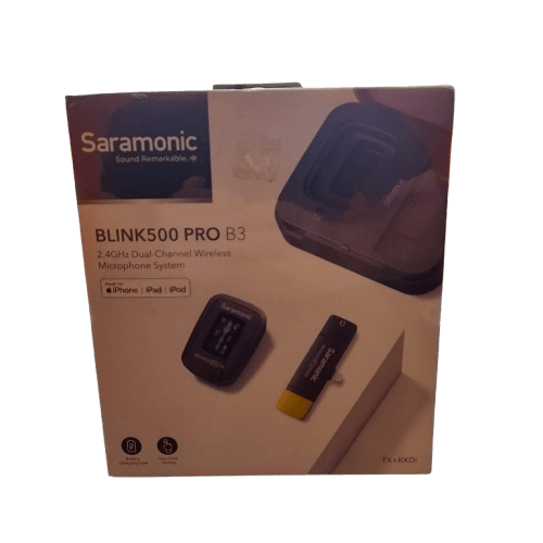 Saramonic Blink 500 Pro B3 Digital Wireless Omni Lavalier Microphone System for Lightning iOS Devices (2.4 GHz)