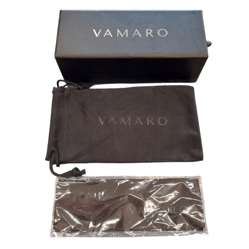 Ladies Vamaro Sunglasses V1001-001, Black, Very Good Condition, With Soft Case & Box