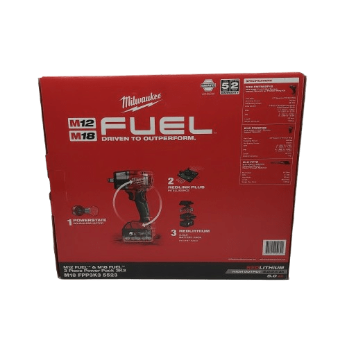 Milwaukee Tool Kit (FPP3K3 5523) 3 Piece Power Pack (CT)