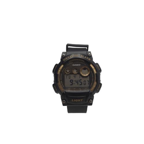Casio W735H-1A2 Digital Watch  – Black and Gold