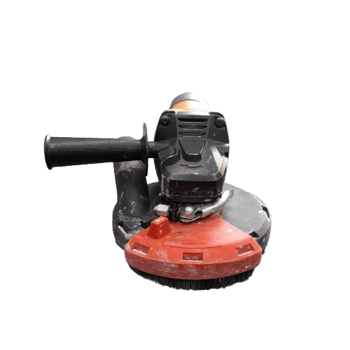 AEG 1100W 125mm Angle Grinder With Cement Grinding Disc Attachments