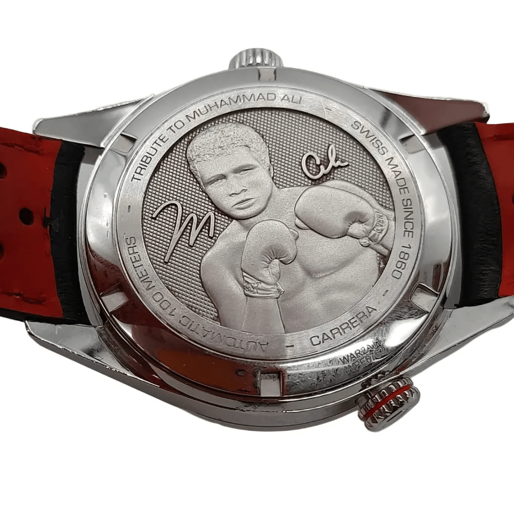 Tag Heuer Carrera Ringside Muhammed Ali Edition 43mm WAR2A12 (2019) With Box & Coin LIMITED EDITION