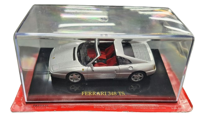 Ferrari 348 TS Collectable Model Car 1:64 Scale with Case