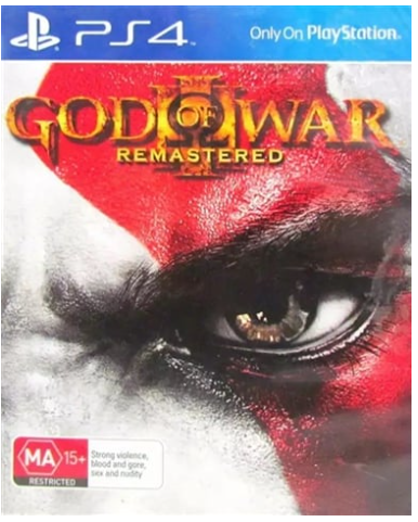 God Of War 3: Remastered Playstation 4 – Very Good No Manual