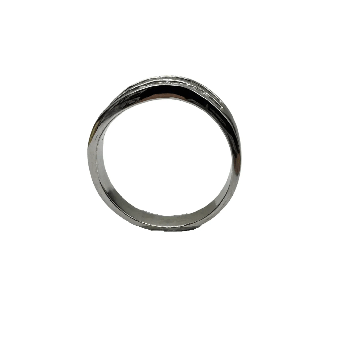 Ladies 18ct White Gold 35 Tapered Baguette Diamond Ring 0.50 TDW M 6 1/2 With Valuation (WR 1263684)
