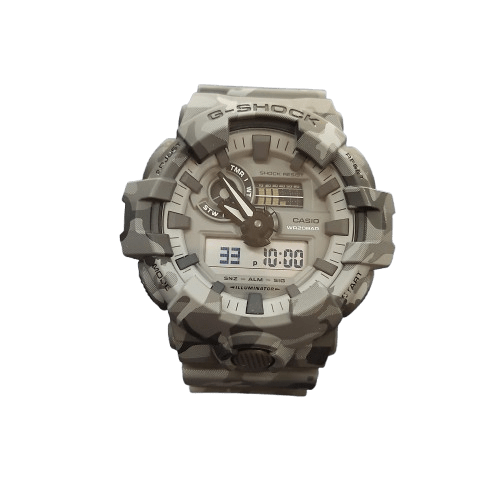 Men’s Casio G-SHOCK GA700CM Grey Camo Series Watch, Excellent Condition (CP 1351297)