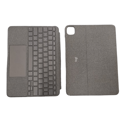 Apple iPad Pro (4th Gen) 11-Inch, Wi-Fi, 256GB, Space Grey with Logitech Keyboard Case (GE 1347269)