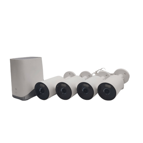 Eufy eufyCam Professional (E330) 24/7 Recording 4-Pack with HomeBase 3