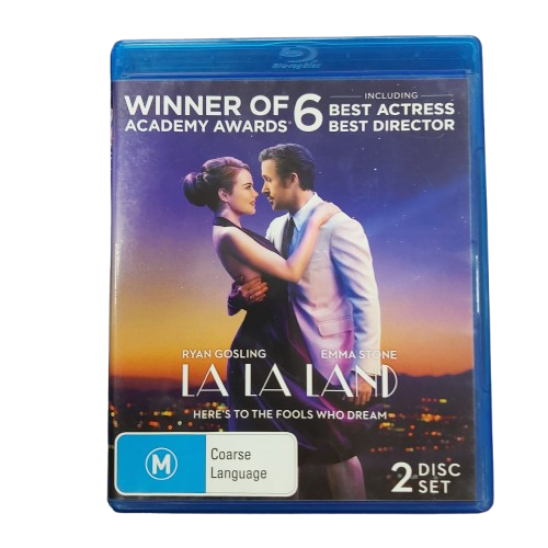 La La Land (2 Disc) Blu Ray – Very Good No Manual