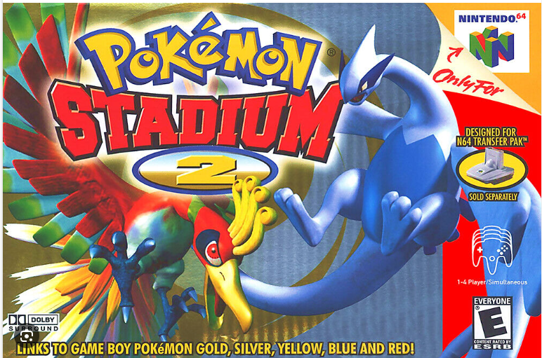 Pokemon Stadium Nintendo 64 Game Good Condition * Cartridge Only *