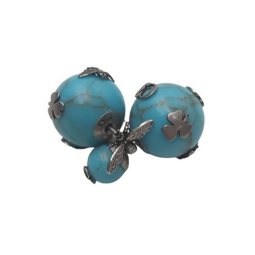 Christian Dior Turquoise Mise en Dior Tribales Earrings