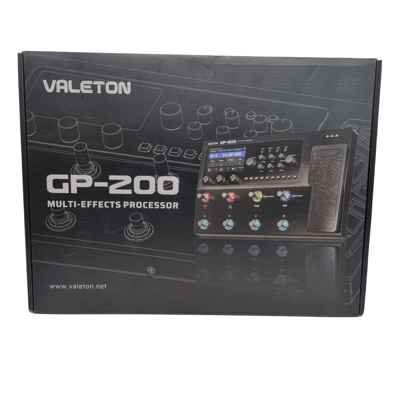 Valeton GP-200 Multi-Effects Processor – Black  (WR)