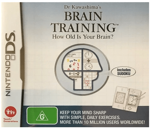 Brain Training Nintendo Ds Game Good Condition With Manual