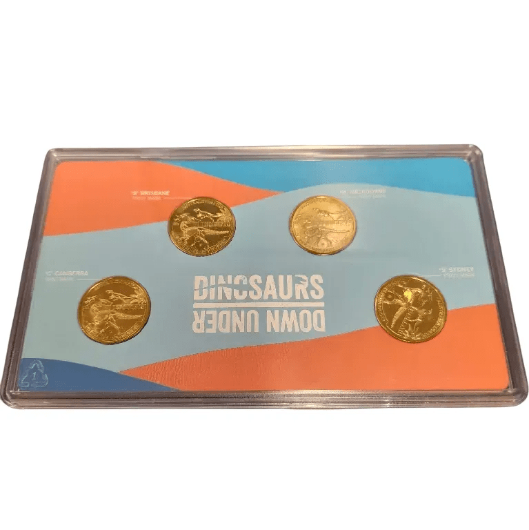 2022 $1 Mintmark and Privy Mark Uncirculated Coin Set Dinosaurs Down Under