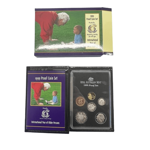 1999 Proof Coin International Year of Older Persons (MK)